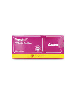 Prestat 50 mg 40 comprimidos