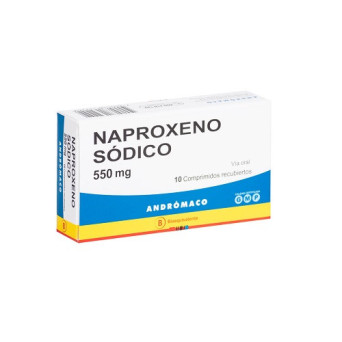 Naproxeno Sódico 550 mg. 10 comp. Lab. Andrómaco