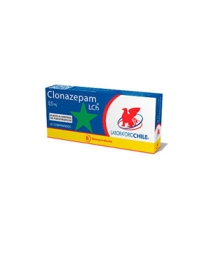 Clonazepam 0.5 mg 30 comp Lab Chile