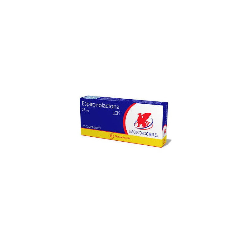 Espironolactona 25 mg x 20 Lab. Chile