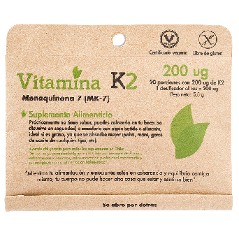 Vitamina K2 200 ug 90 Porciones Dulzura Natural