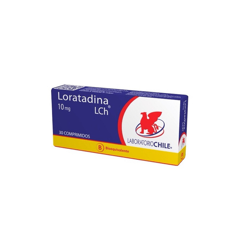 Loratadina 10 mg x 30 comp. Lab. Chile