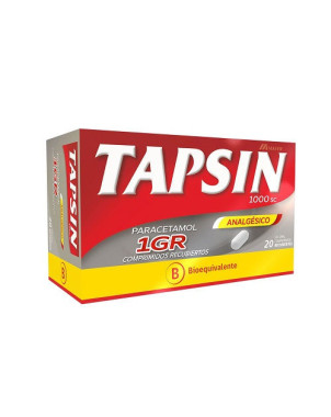 Tapsin 1 G 20 comprimidos