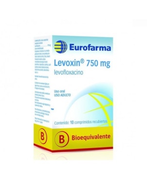 Levoxin 750 mg. 10 comp.