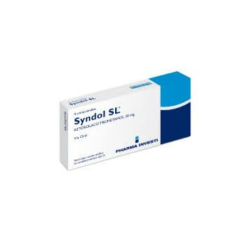 Syndol SL 30 mg 4 comprimidos sublinguales