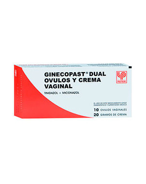 Ginecopast Dual Ovulos y Crema Vaginal