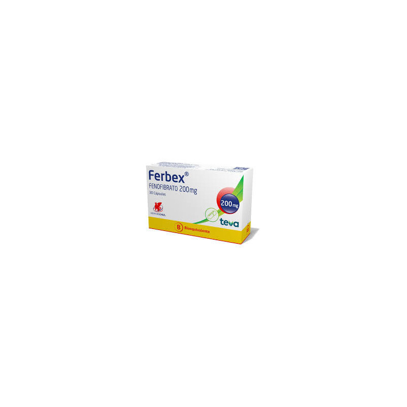 Ferbex 200 mg 30 cápsulas