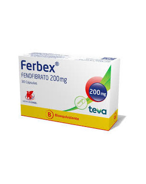 Ferbex 200 mg 30 cápsulas