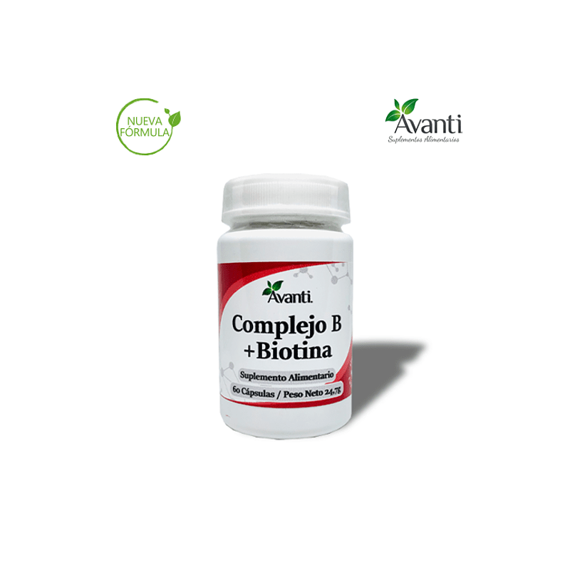Complejo B + Biotina 60 capsulas Avanti