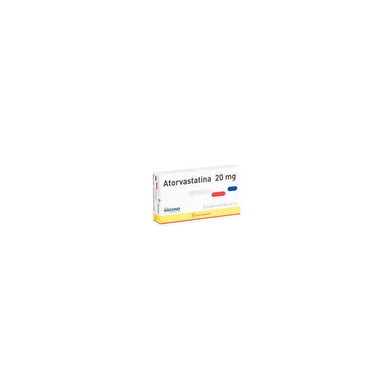 Atorvastatina 20 mg x 30 comp Ascend