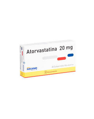 Atorvastatina 20 mg x 30 comp Ascend