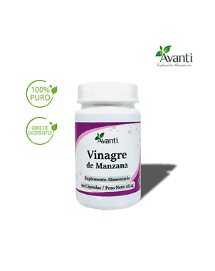 Vinagre de Sidra de Manzana 90 caps. Avanti