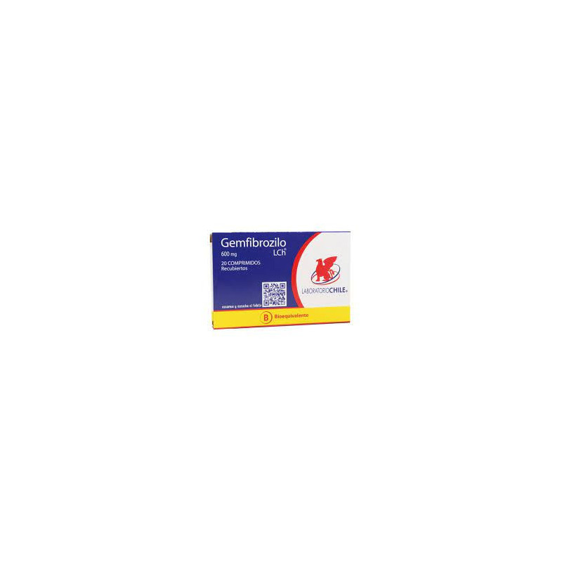 Gemfibrozilo 600 mg 20 comp Lab Chile