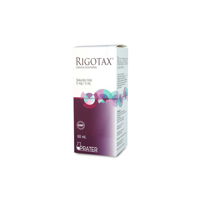 Rigotax jarabe 5mg/5mL x 60 mL