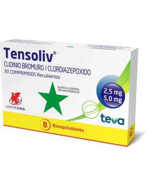 Tensoliv 30 comprimidos