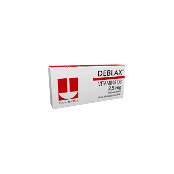 Deblax 2.5 Mg 1 Capsula Blanda Vitamina D Tecnofarma