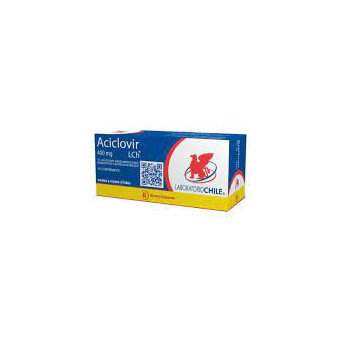 Aciclovir 400 mg 35 comp. Lab. Chile