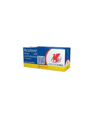 Aciclovir 400 mg 35 comp. Lab. Chile