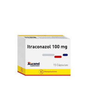 Itraconazol 100 mg x 15 caps Lab. Ascend