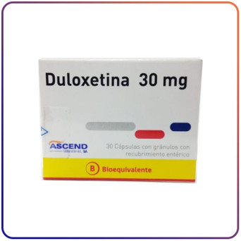 Duloxetina 30 mg 30 cápsulas