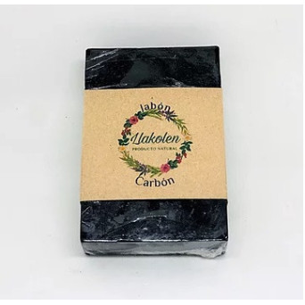 Jabon Facial de  Carbon 100 gr Llakolen