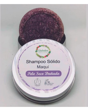Shampoo Solido Pelo Seco Dañado 80 gr Llakolen