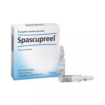 Spascupreel sol inyectable 5 ampollas