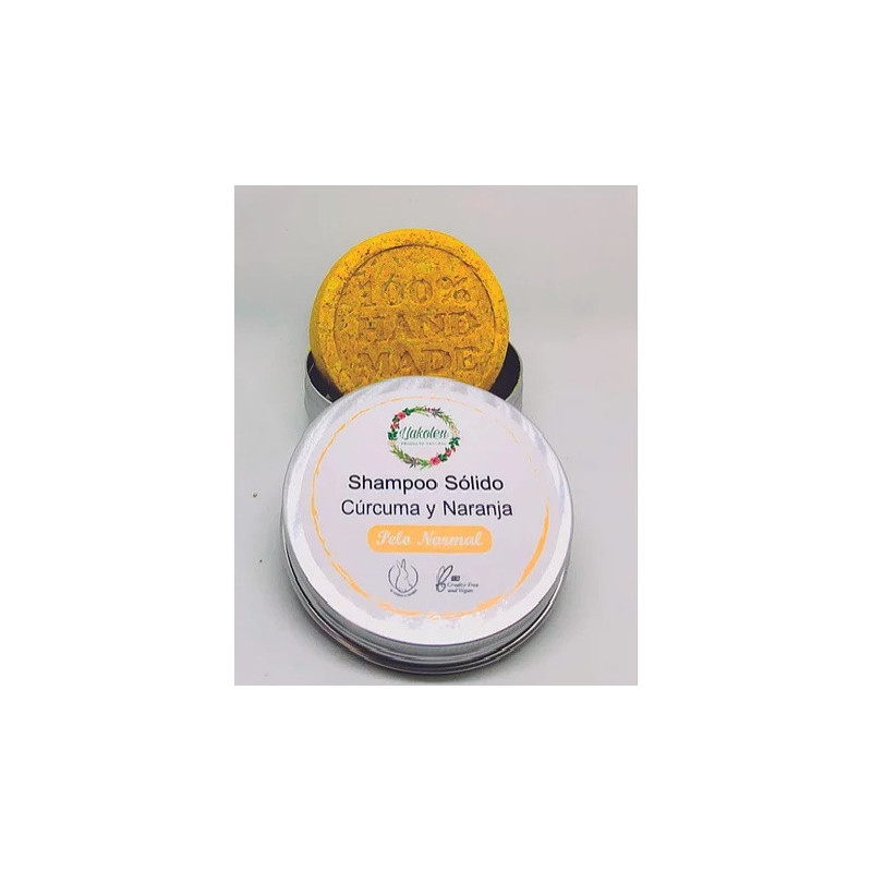 Shampoo Solido Pelo Normal 80 gr Llakolen