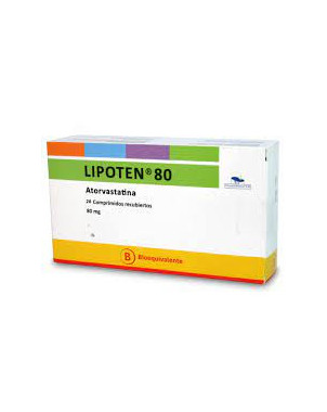Lipoten 80 mg x 28 comp   VENCE 09/2026   STOCK 1