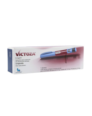 Victoza 6 mg/mL Solucion Inyectable 3 mL