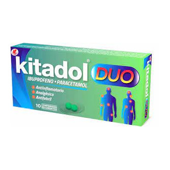 Kitadol Duo 10 Comp. Recubiertos