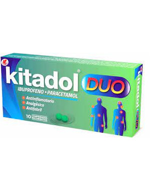 Kitadol Duo 10 Comp. Recubiertos