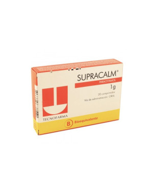 Supracalm 1 G 20 comprimidos