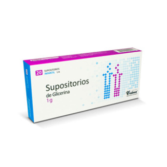 Supositorios Infantiles de Glicerina 1 gr x 20
