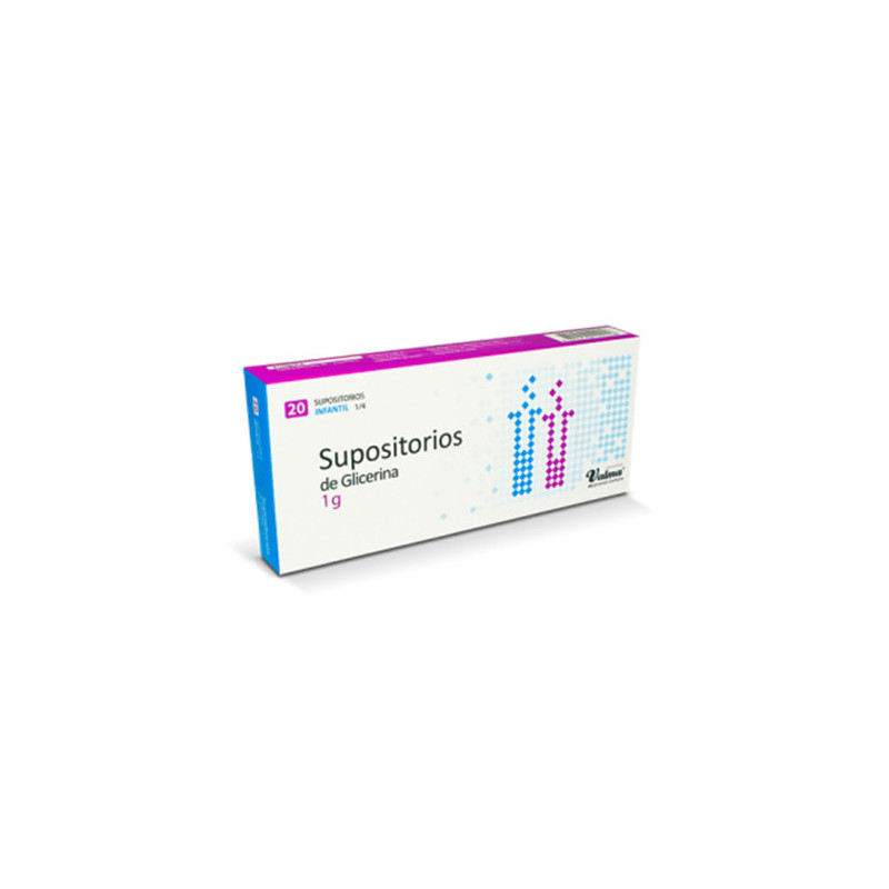 Supositorios Infantiles de Glicerina 1 gr x 20