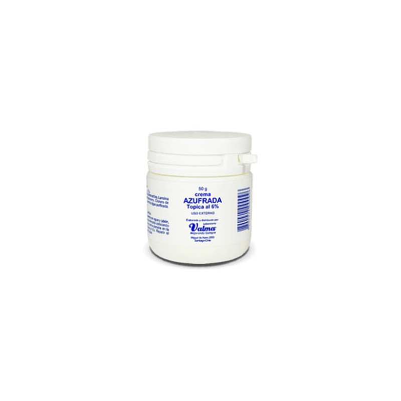 Crema Azufrada Topica al 6% x 50 gr
