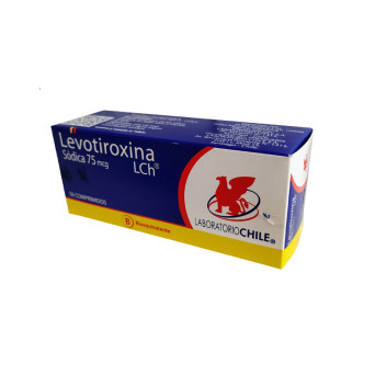 Levotiroxina 75 mcg 56 comprimidos