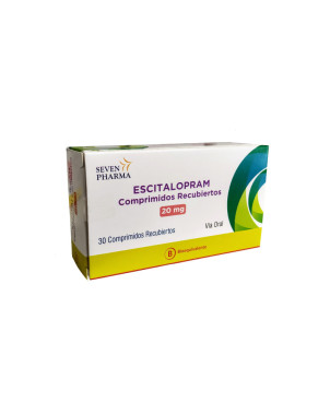 Escitalopram 20 mg 30 comp Seven Pharma