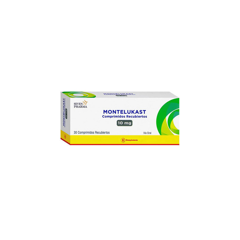 Montelukast 10 Mg 30 Comp Rec Seven Pharma