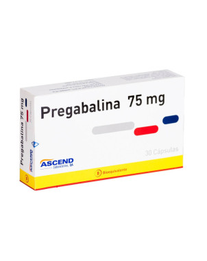 Pregabalina 75 mg x 30 cápsulas Ascend