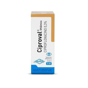 Ciproval 0.3% 5 ML Oftalmico (Ley Cenabast)