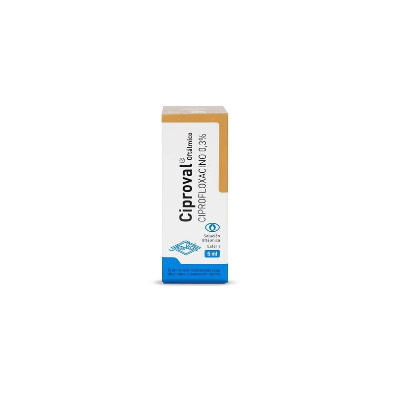 Ciproval 0.3% 5 ML Oftalmico (Ley Cenabast)
