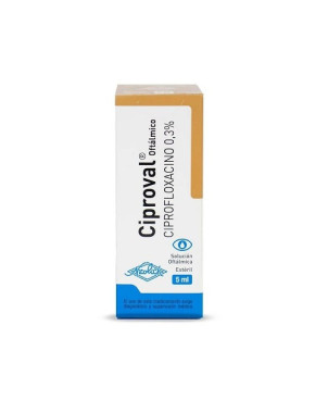 Ciproval 0.3% 5 ML Oftalmico (Ley Cenabast)