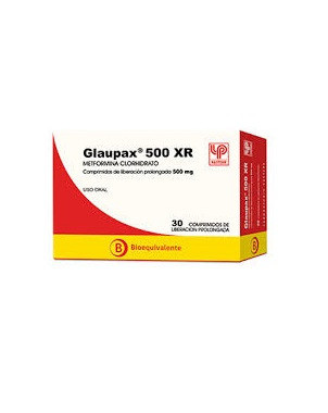 Glaupax XR 500 mg. 30 comp.