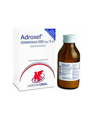 Adroxef suspensión 500 mg/5ml x 100 ml