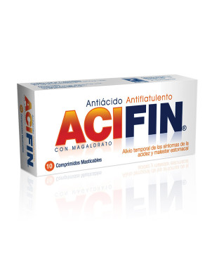 Acifin 10 Comprimidos Masticables
