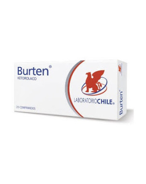 Burten SL 10 mg. 20 comprimidos