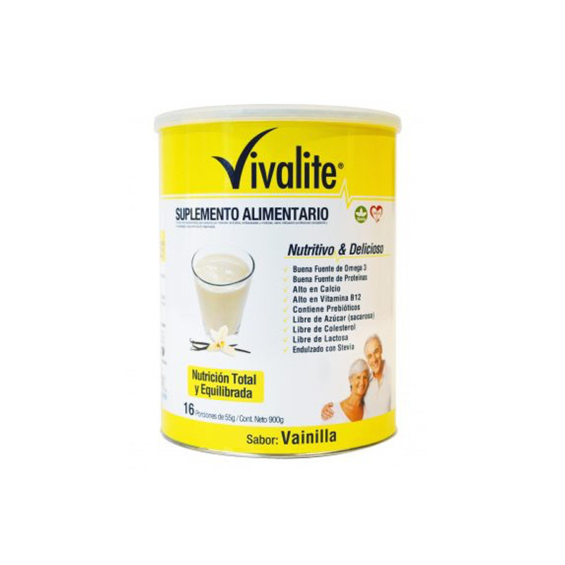 Vivalite Suplemento Sabor Vainilla 900 Gr