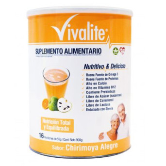 Vivalite Suplemento Sabor Chirimoya Alegre 900 Gr