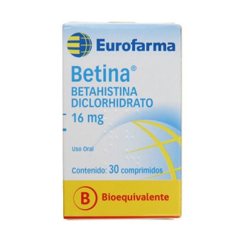Betina 16 mg 30 comprimidos